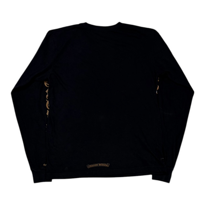 Chrome Hearts Neck Logo Longsleeve Black/Brown