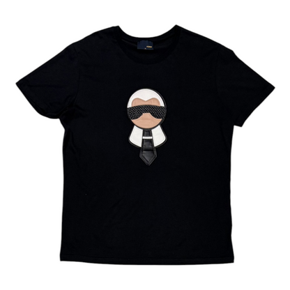 Fendi Karl Lagerfeld Studded Motif T-Shirt