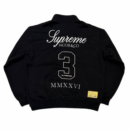 Supreme La Martina Zip Up Sweatshirt Black
