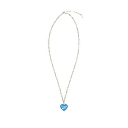 Human Made Heart Necklace Blue