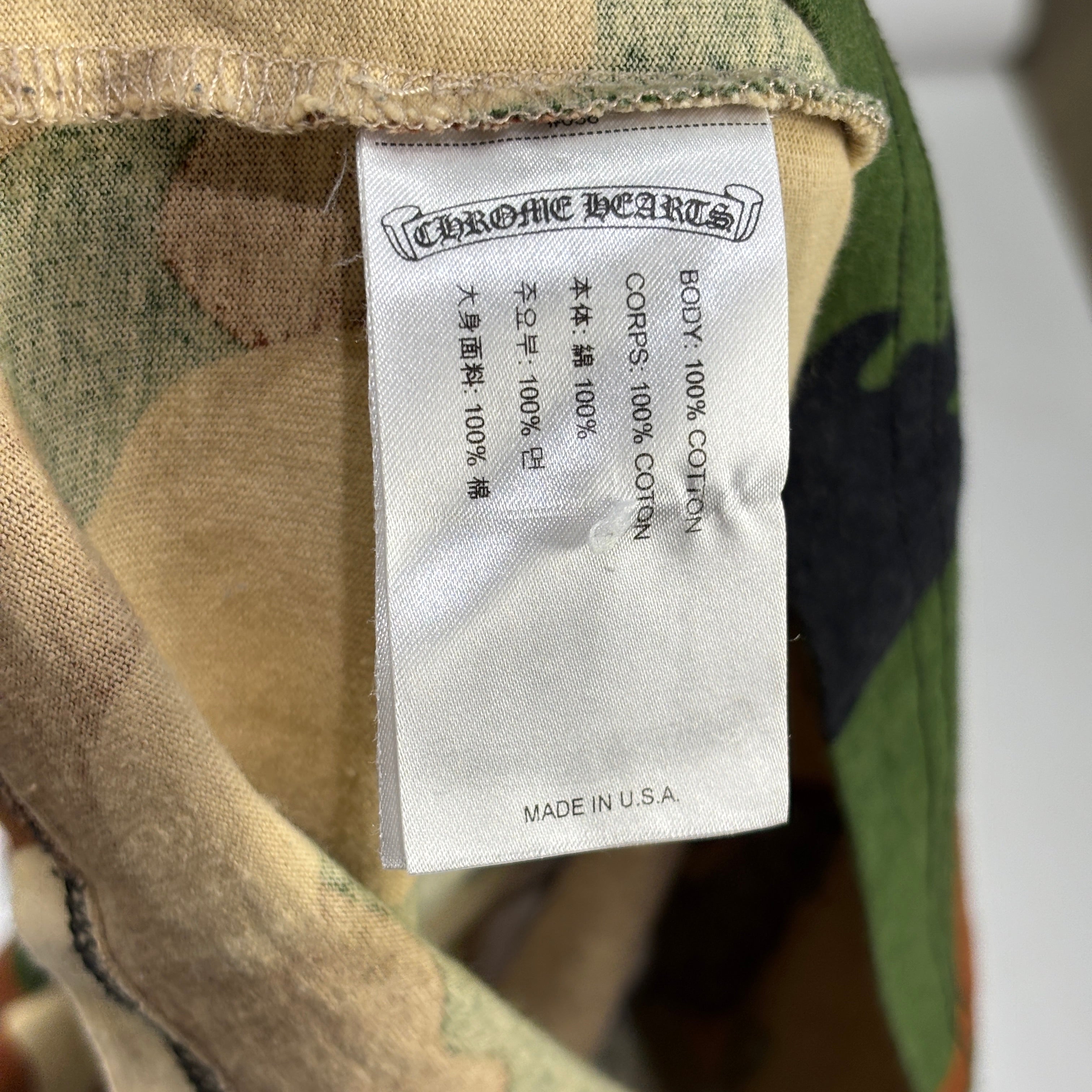 Chrome Hearts Matty Boy Caution T-shirt Camo