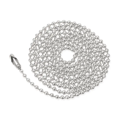 Chrome Hearts 30" .925 Sterling Silver Ball Chain