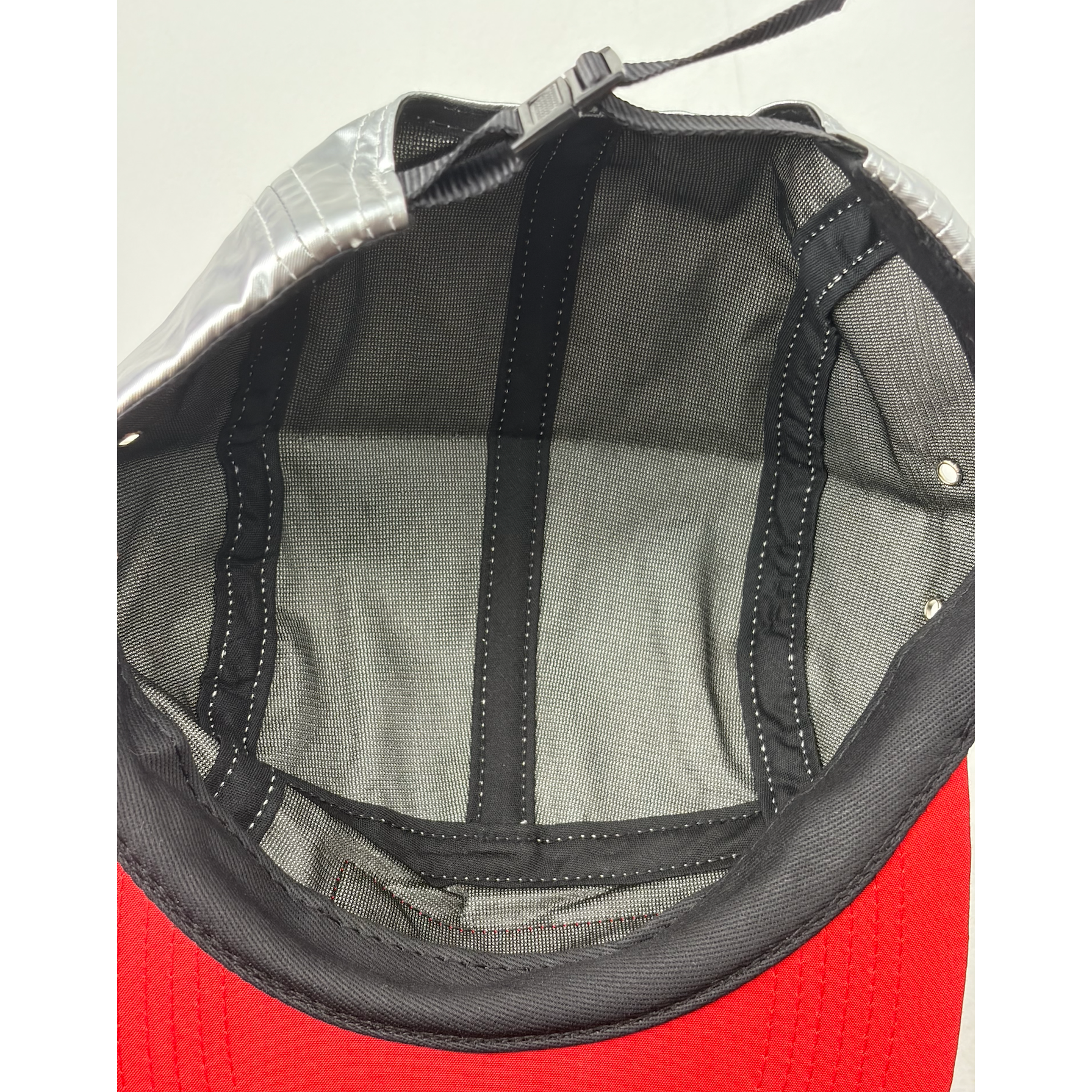 Supreme Metallic Camp Cap Red