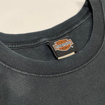 Y2K Harley Davidson Flame LS Black