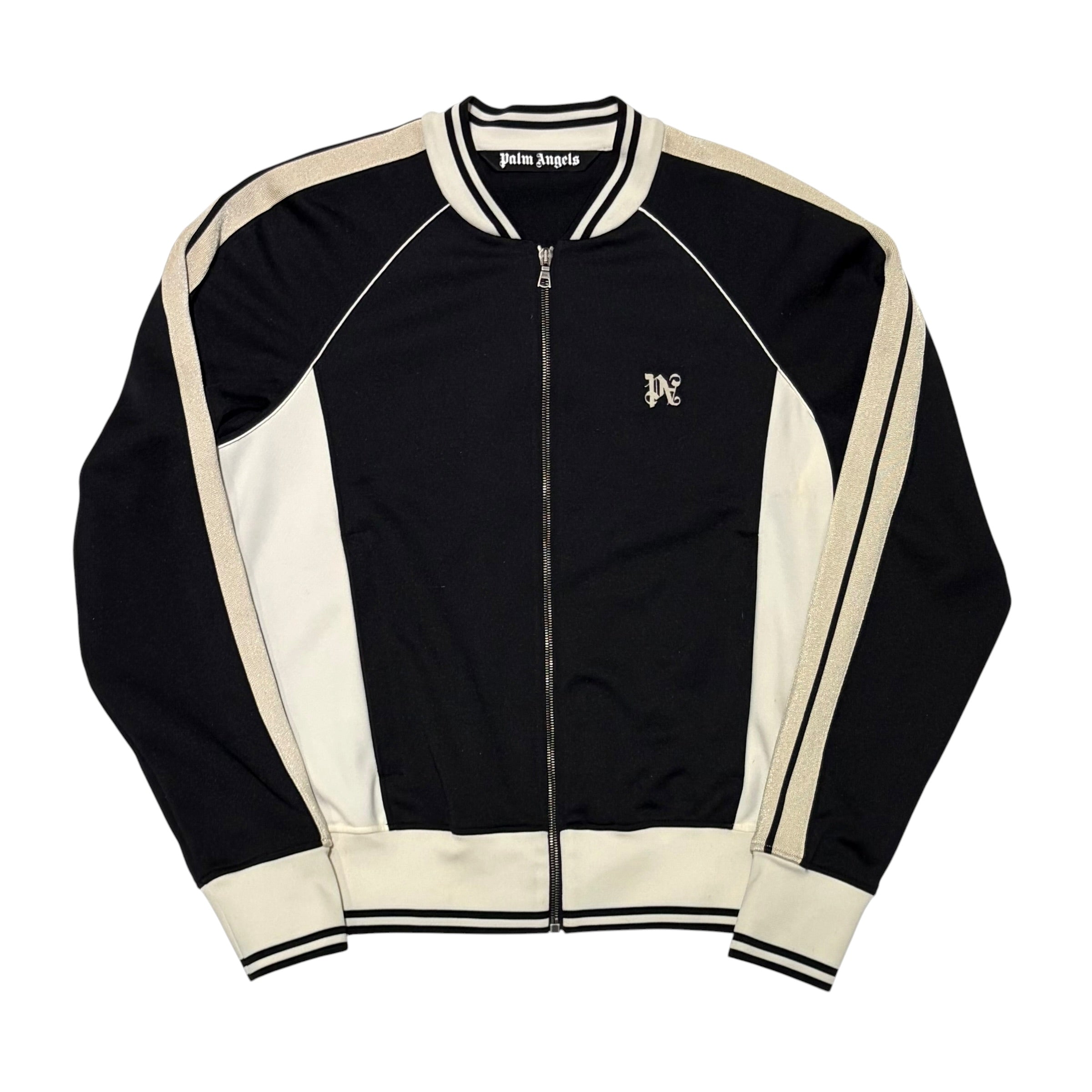Palm Angels Logo Embroidered Track Jacket