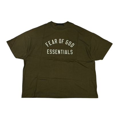 Fear of God Essentials Jersey Crewneck Tee Military