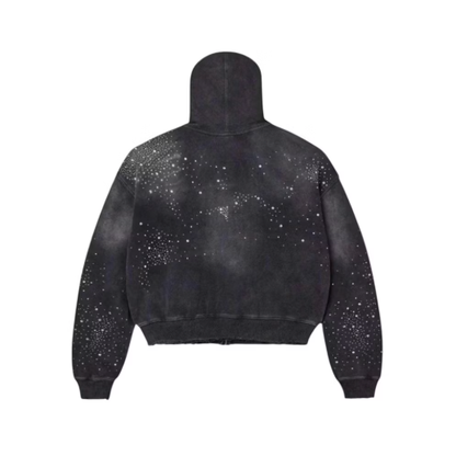 Vale Forever Classico Zip Up Hoodie Black