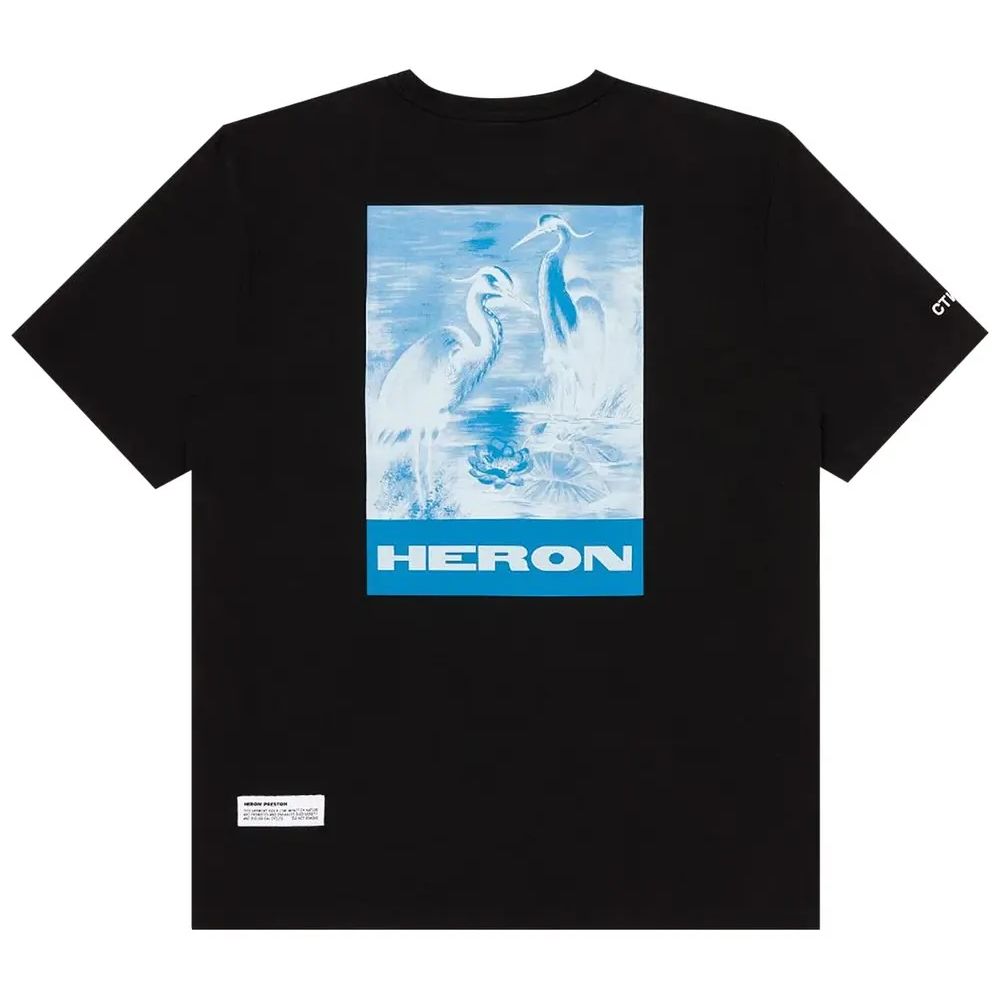 Heron Preston CTNMB Logo T-Shirt Black/Blue