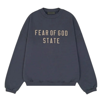 Fear of God Essentials Heavy Fleece Sweatshirt Marine