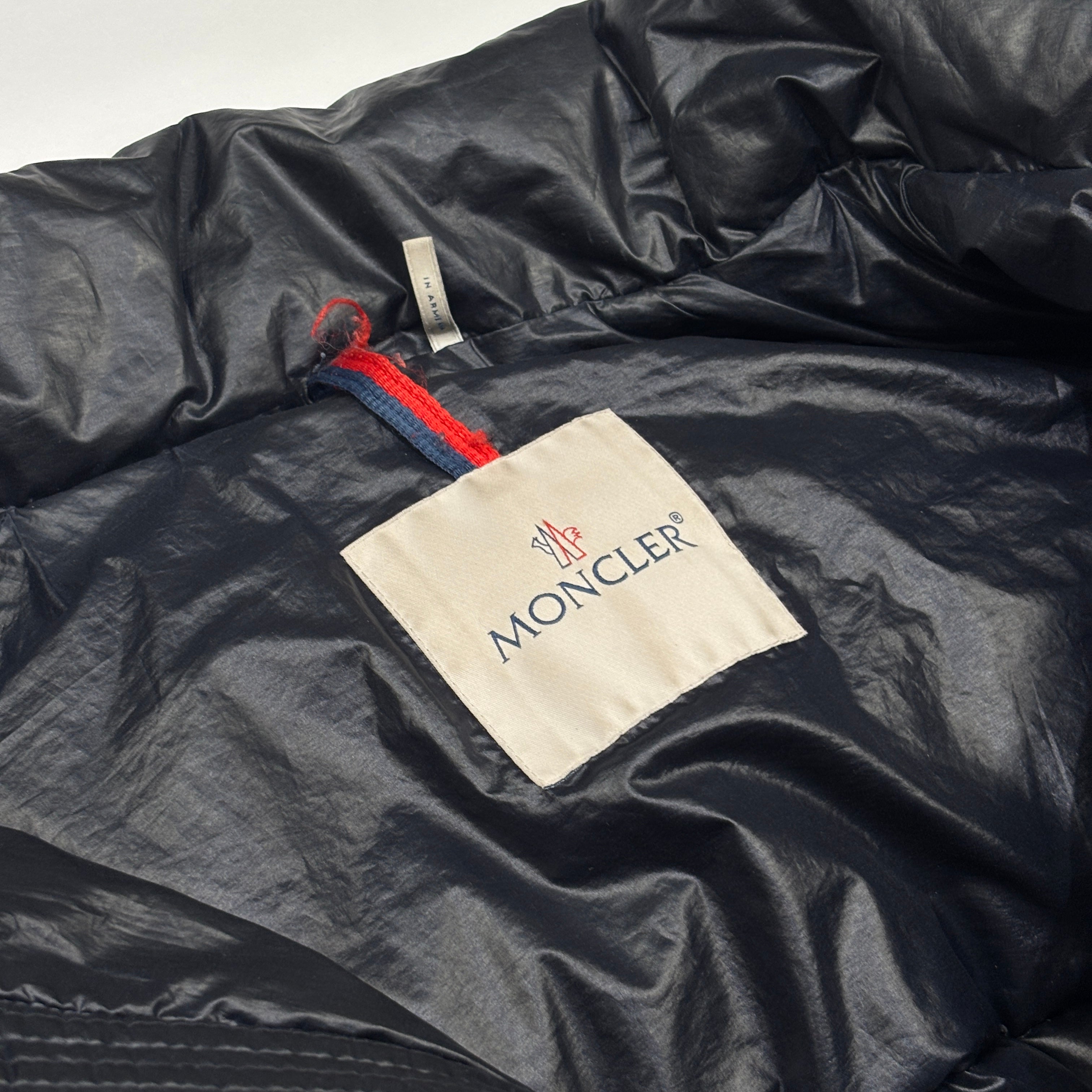 Moncler Bourne Quilted Shell Jacket Navy