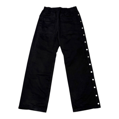 Rick Owens DRKSHDW Black Temple Wide Pusher Sweatpants