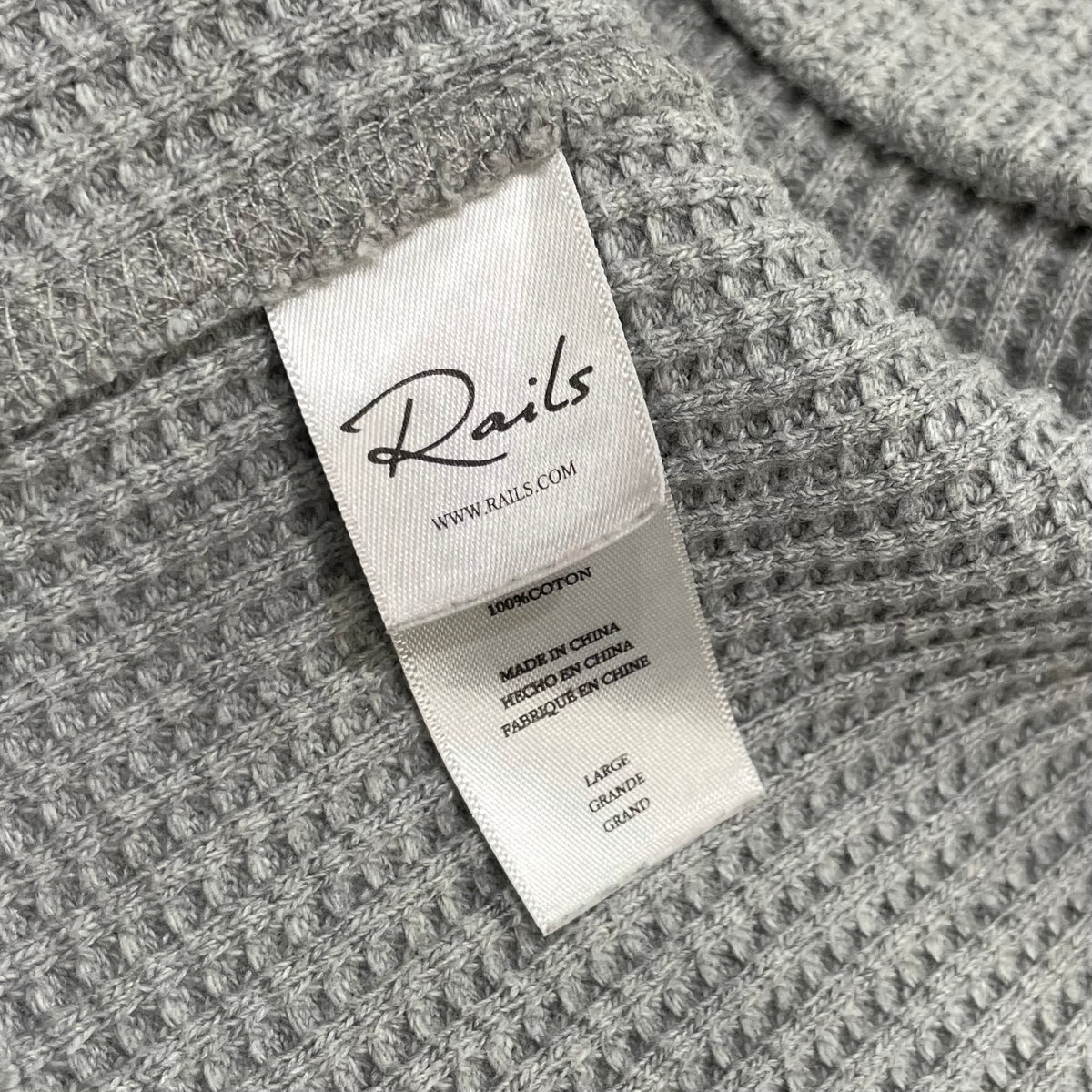 Rails Smith Thermal LS Grey