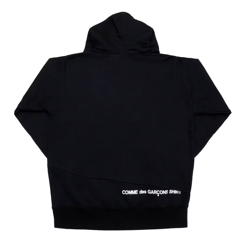 Supreme Comme des Garcons SHIRT Split Box Logo Hooded Sweatshirt Black