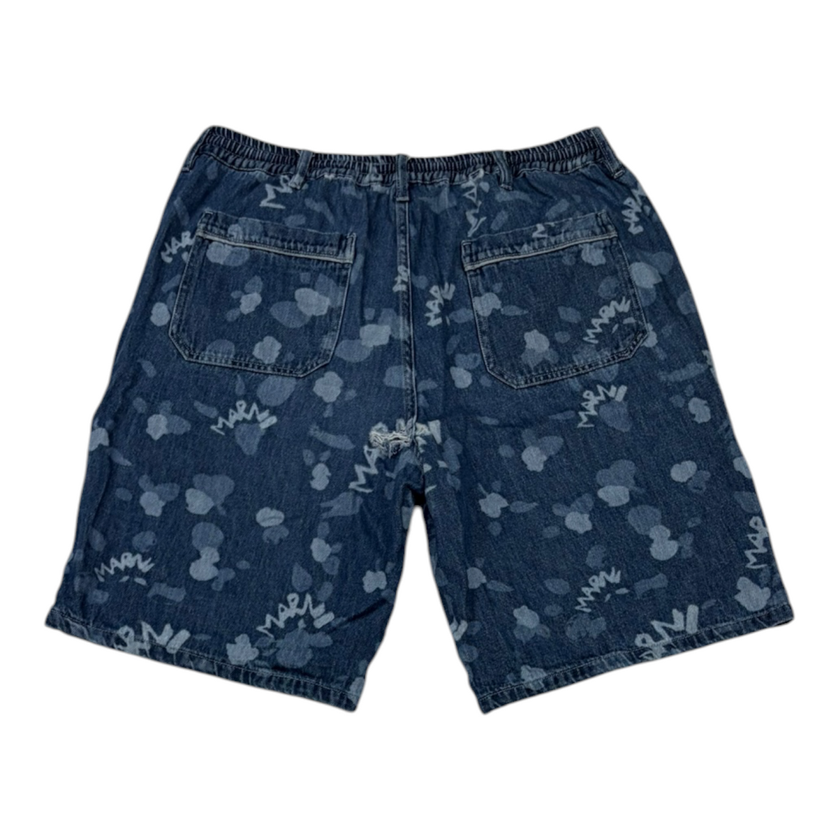 Marni Denim Shorts Iris Blue