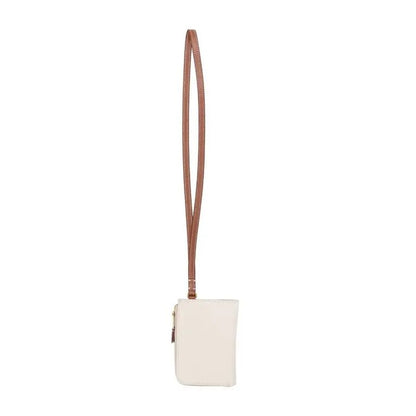 Palm Angels Colour-Block Leather Pouch Brown