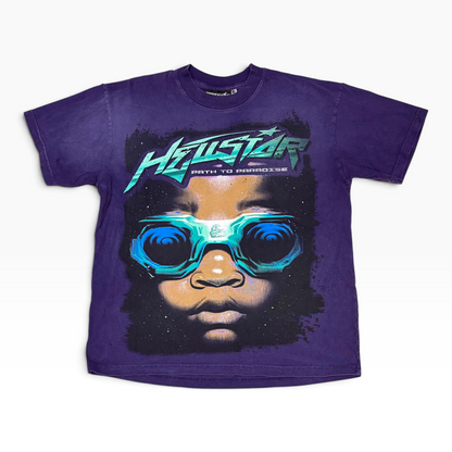 Hellstar Goggles T-Shirt Purple