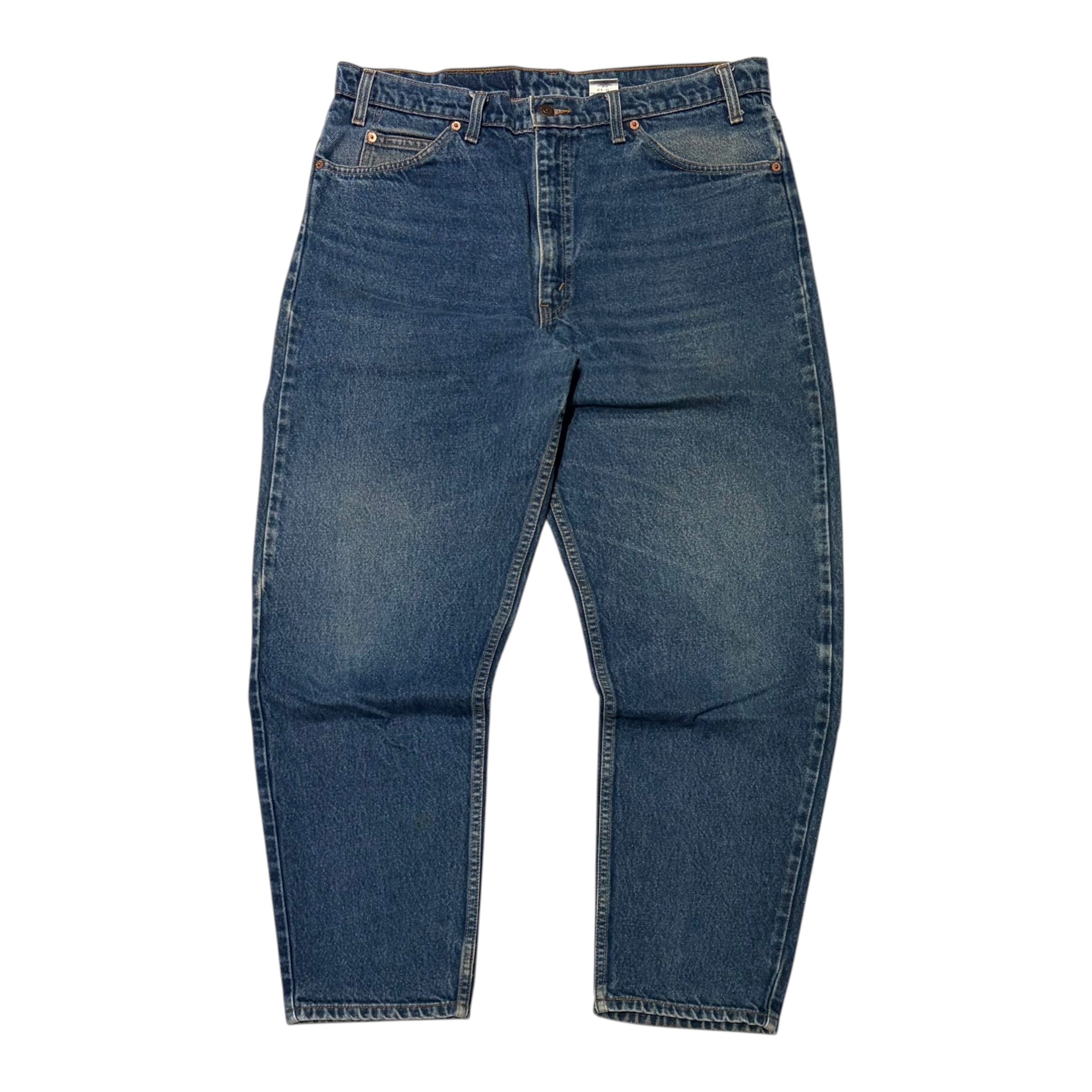 1996 Levi's 550 Orange Tab Jeans Blue