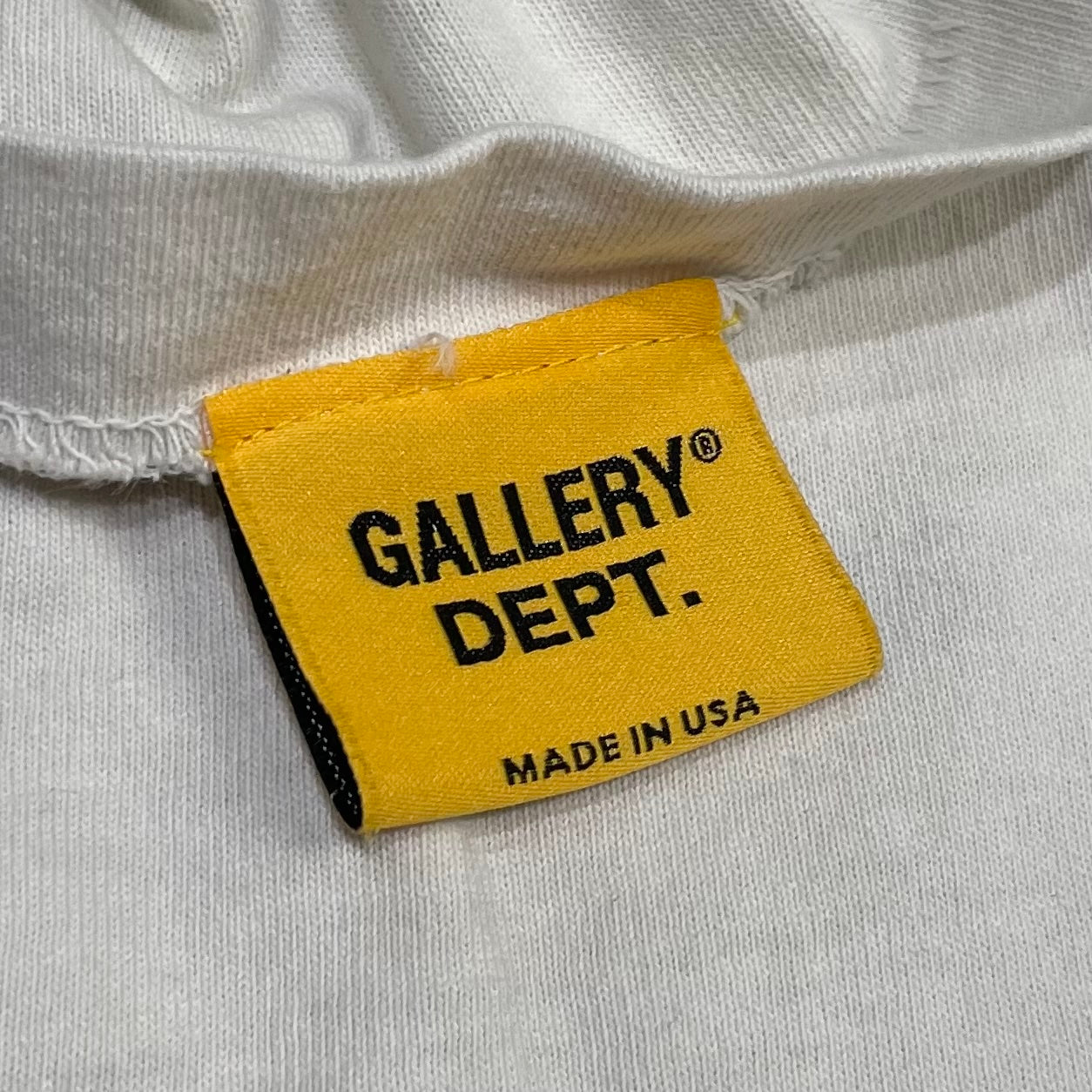 Gallery Dept. Souvenir T-Shirt Cream/Orange