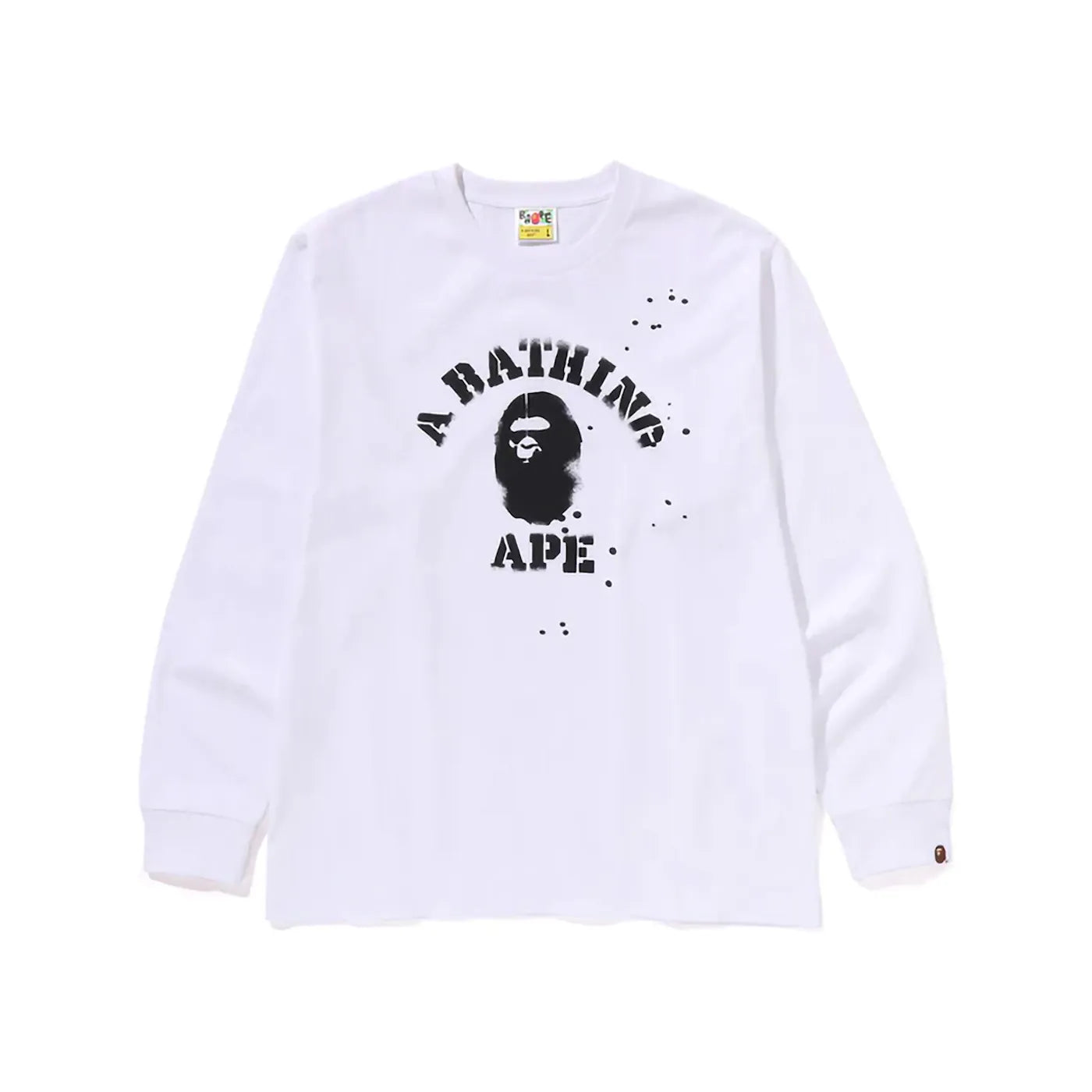 BAPE x Joshua Vides College L/S Tee White