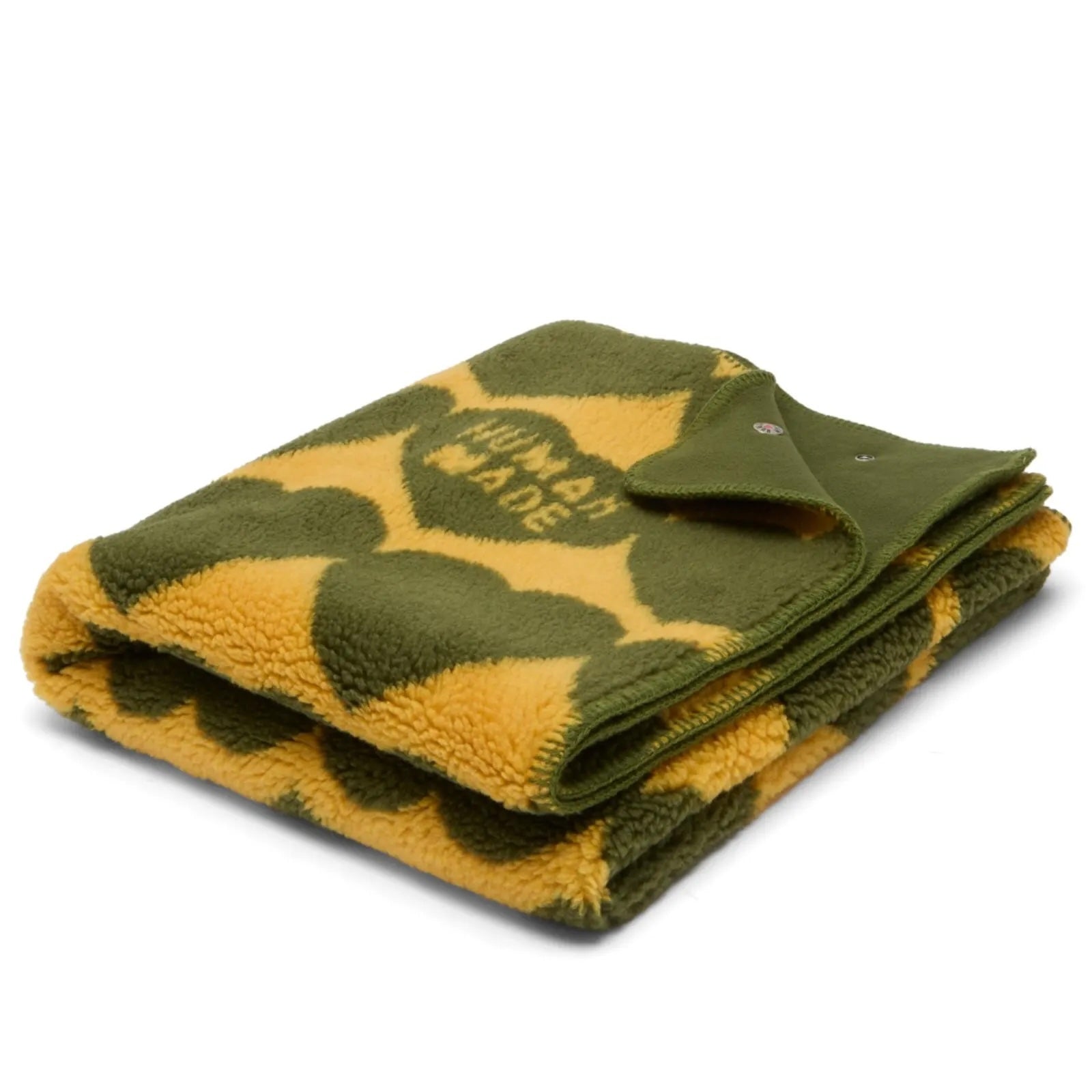 Human Made Fleece Blanket Yellow/Green