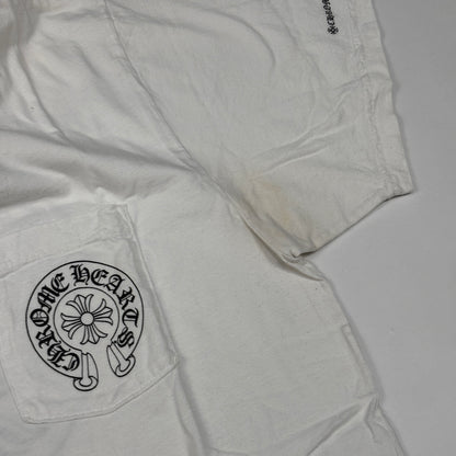 Chrome Hearts Horse Shoe Logo Pocket T-Shirt White