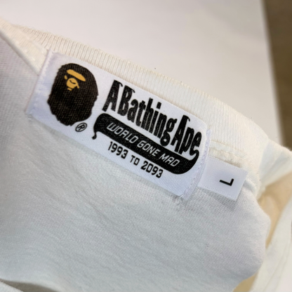 BAPE x Union Pigment Dyed Sta Tee White