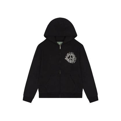 Denim Tears Denim University Zip Hoodie (SS24) Black
