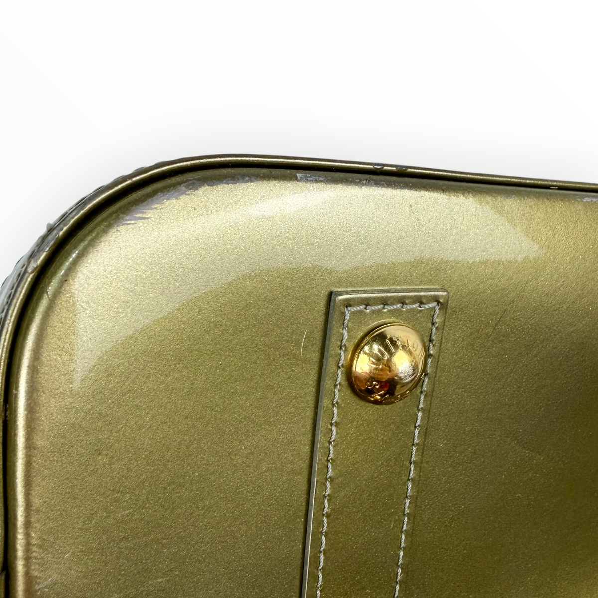 Louis Vuitton Alma PM Monogram Vernis Gold