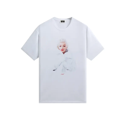 Kith for Marilyn Monroe Furcoat Tee White