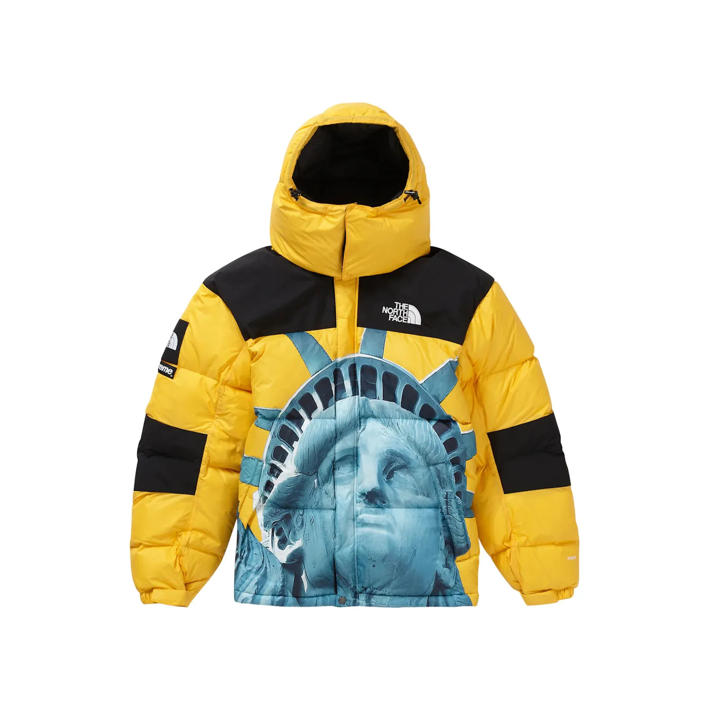 Supreme The North Face Statue of Liberty Baltoro Jacket Yellow