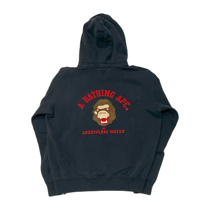 BAPE Chain Stitch After Hoodie Black