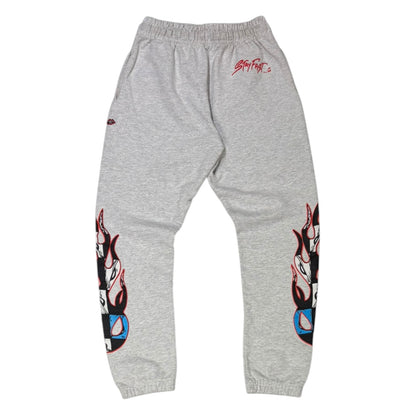 Chrome Hearts Matty Boy Brain Sweatpants Heather Grey