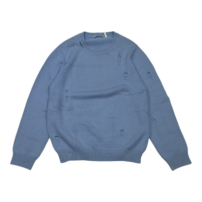 Helmut Lang Wool/Cashmere Distressed Sweater