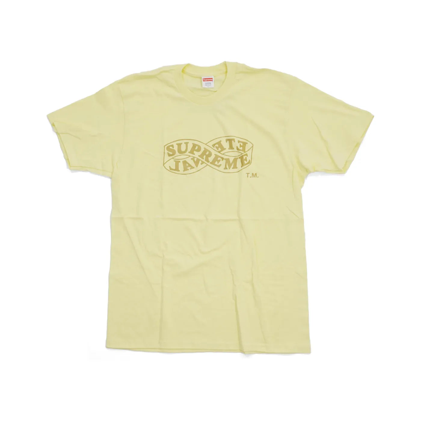 Supreme Eternal Tee (FW18) Pale Yellow