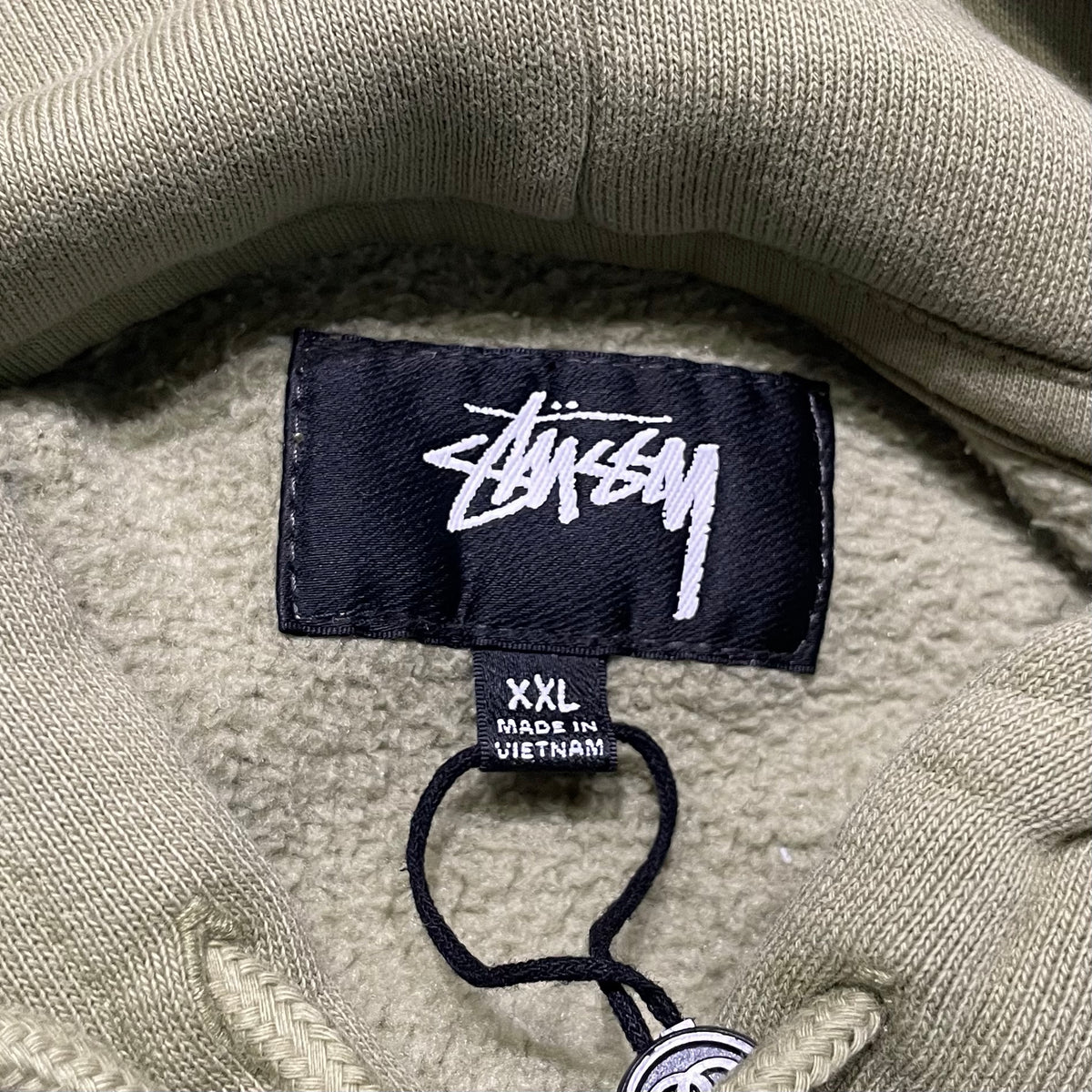 Stussy Motif Print Hoodie Moss