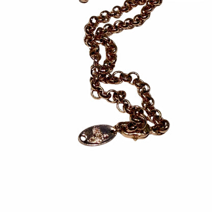 Vivienne Westwood Rose Gold Small Orb Pendant Necklace