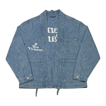 Kenzo x Verdy Logo Embroidered Belted Kimono Jacket