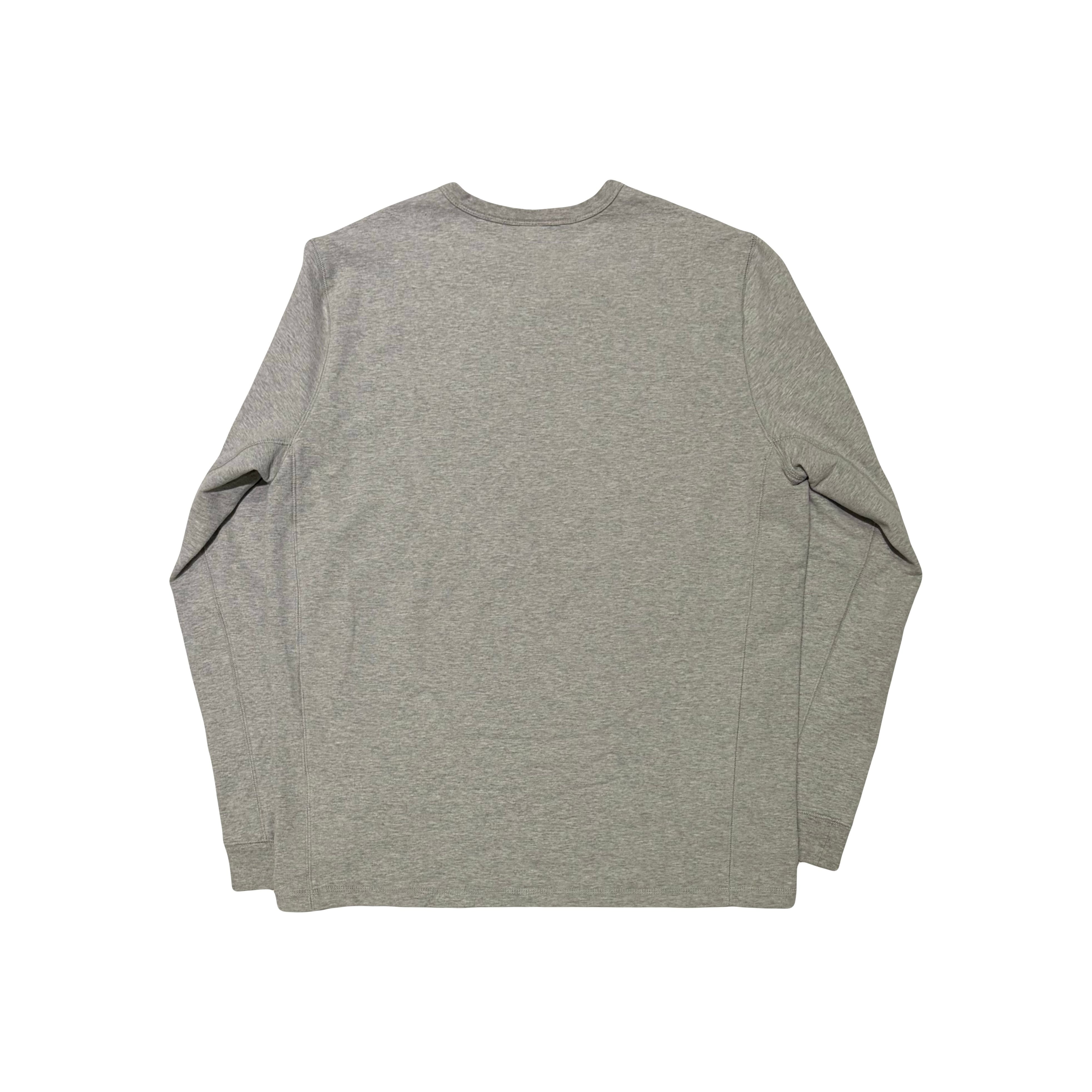 OVO Canada Flag Sport Crewneck Sweater Stitched Grey