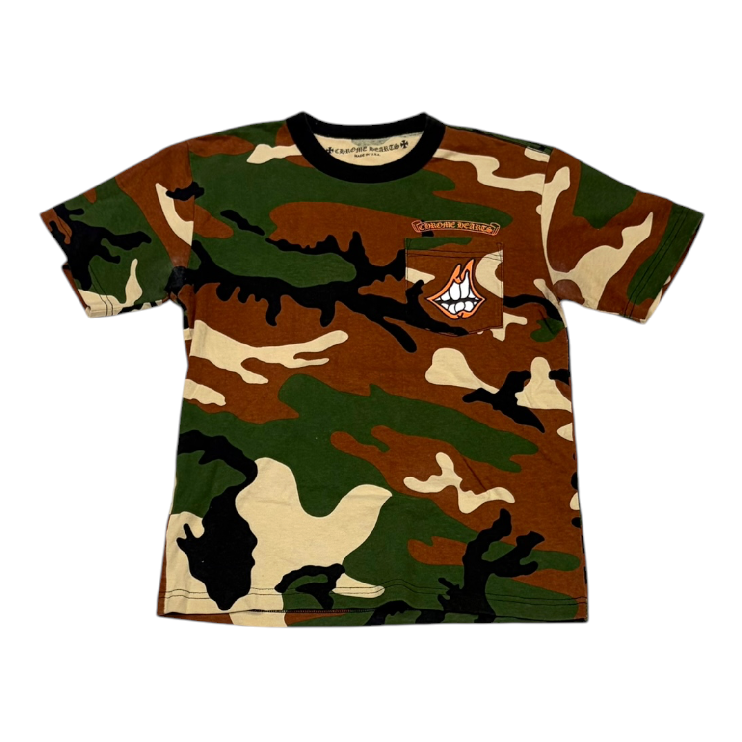 Chrome Hearts Matty Boy Caution T-shirt Camo