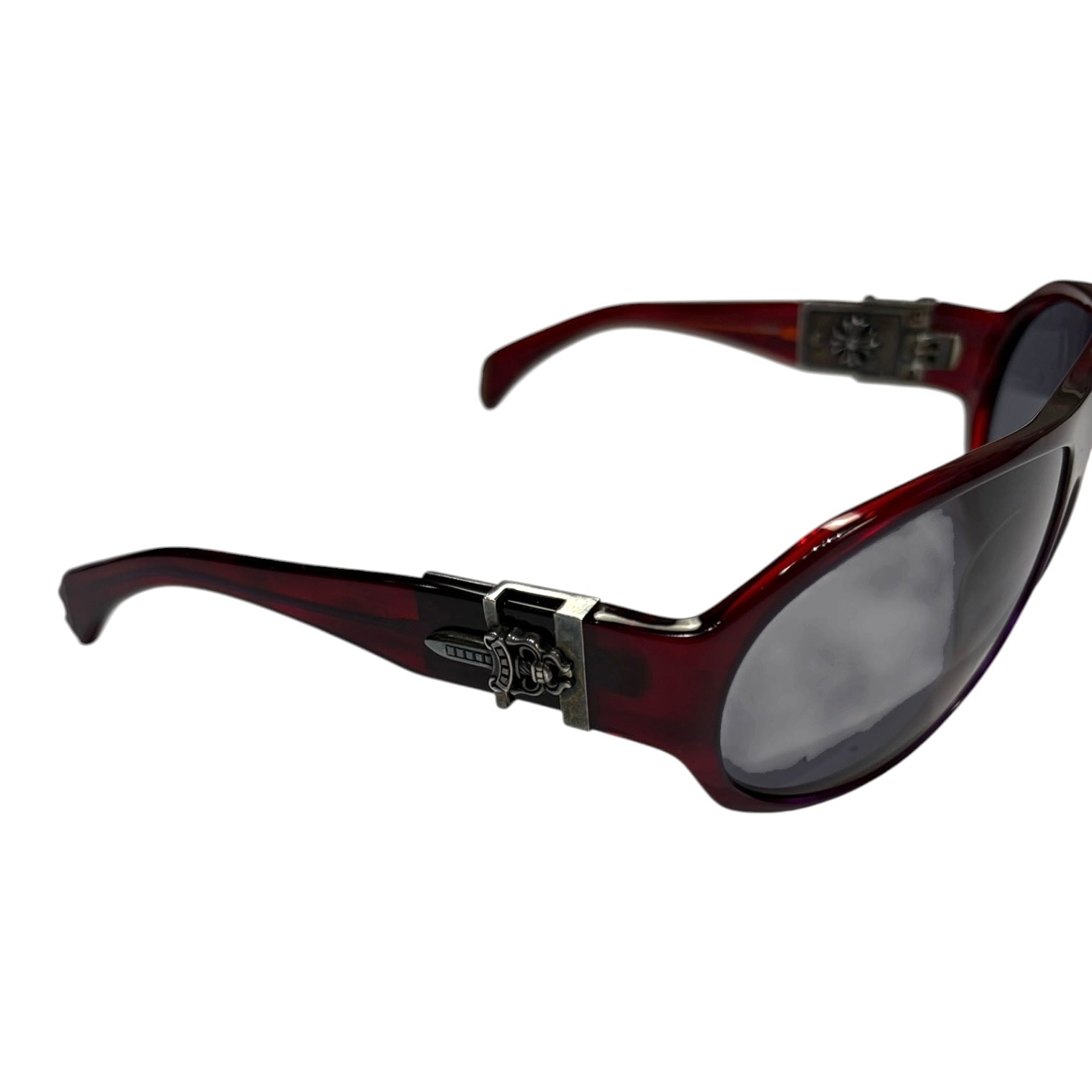 Chrome Hearts Hung Sunglasses Red